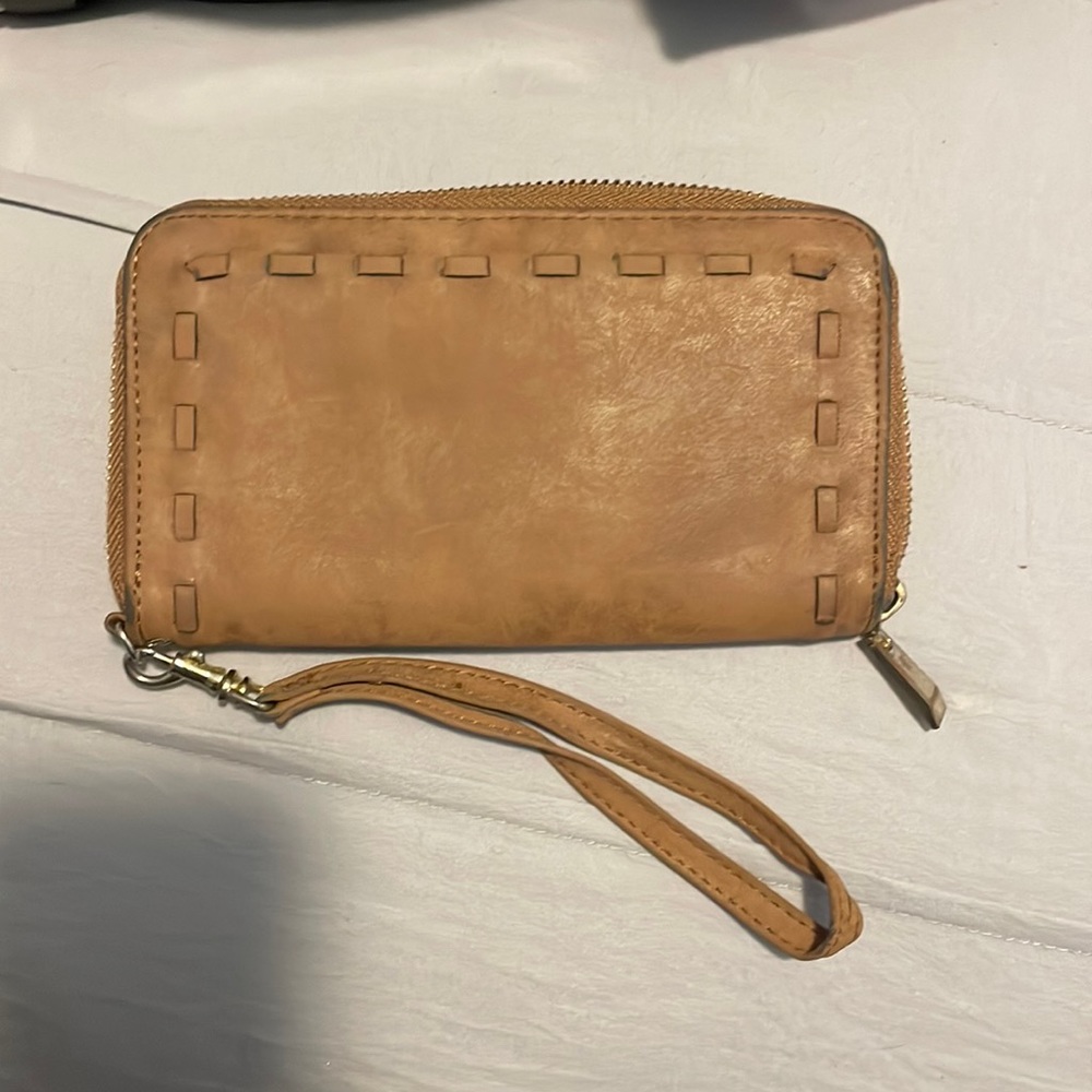 Light brown wristlet from target